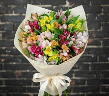 Букет цветов из:  Альстромерии #REPLACE_PRED# Пено